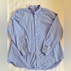 3 THREE Vineyard Vines Long Sleeve Whale Dress Shirt Button Down size XL